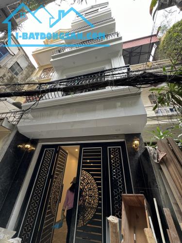 (THANG MÁY) Bán nhà phân lô ngõ 120 Yên Lãng 55mx5T oto kinh doanh sổ vuông nhà mới 12.5