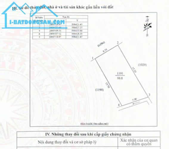 Bán 98m2 đất khu Tái định cư Xóm 12 - Nghi Phú