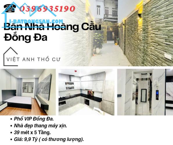 Bán nhà Phố Hoàng Cầu, Vị Trí Trung Tâm, Nhà Mới, Gần Hồ, Giá: 9.9 Tỷ, Lh: 0396935190.