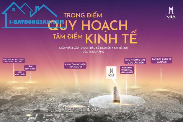 💰 Căn hộ Mia Center Point Đà Nẵng – Giá 3 tỷ, đón đầu xu hướng đầu tư khu Tây Bắc!