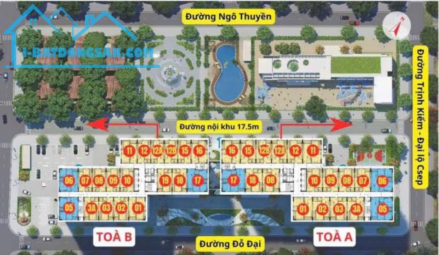 Căn hộ chung cư Bình AN 3 ngủ - 2 vệ sinh, mới nguyên 1.6x tỷ -80 m2 - 4
