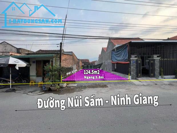 Bán đất Ninh Giang Ninh Hoà mặt tiền đường Núi Sầm