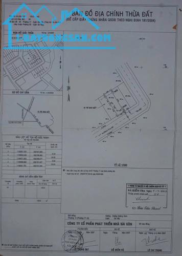 Bán Đất trống, Hẻm Dương Quảng Hàm - P6, Gò Vấp, DT: 6x20m, Sổ Vuông , giá 14.5 tỷ. - 3