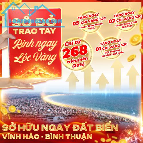 CHỈ 268 TRIỆU (20%) - SỞ HỮU NGAY SỔ HỒNG ĐẤT BIỂN THỔ CƯ BÌNH THUẬN - 3