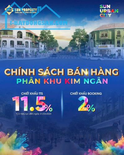 NHẬN BOOKING LIỀN KỀ - BIỆT THỰ ĐẸP NHẤT SUN UBAN CITY HÀ NAM - 1