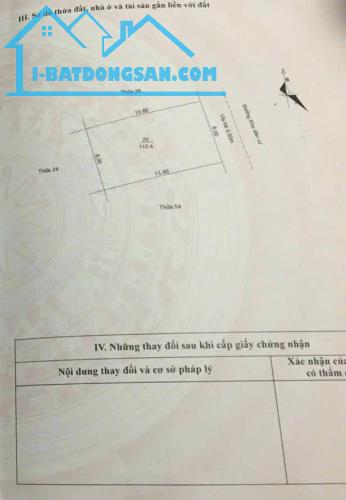 Bán đất nhà vườn KĐT Tuệ Tĩnh, ph Cẩm Thượng, TP Hải Dương, 110.4m2, mt 8m, vị trí đẹp - 2