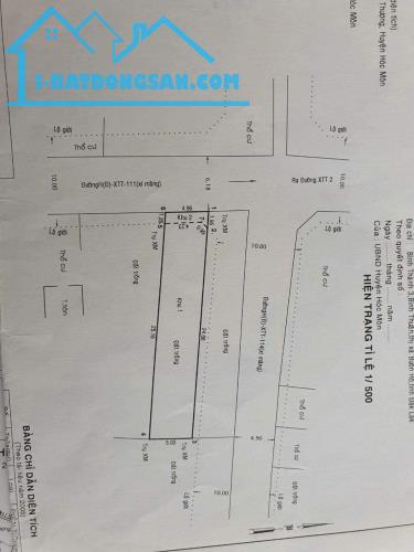 CHÍNH CHỦ CẦN BÁN ĐẤT TẠI XUÂN THỚI THƯỢNG - H.HÓC MÔN - TP. HỒ CHÍ MINH. - 4