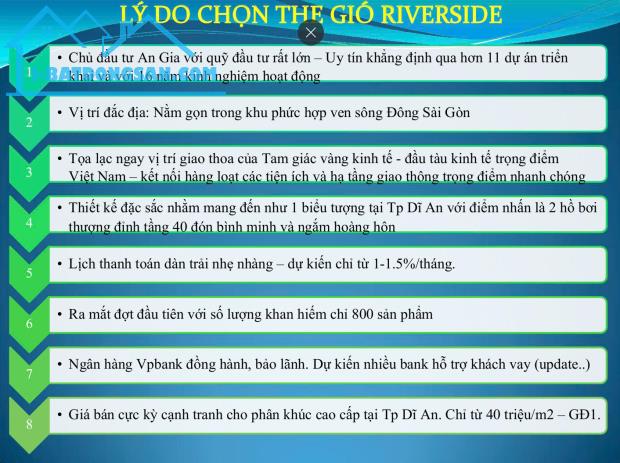 THE GIÓ RIVERSIDE Căn hộ cao cấp ven sông cạnh Vinhomes  Giá chỉ từ 1.6 tỷ - 4