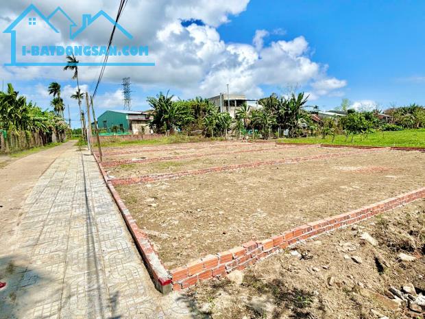 Bán gấp lô đất sát quốc lộ 1A thị trấn Nam Phước giá chỉ 550tr/lô