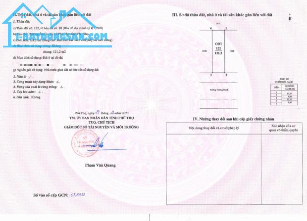 CHÍNH CHỦ CẦN BÁN NHANH SHOPHOUSE TẠI PHƯỜNG ÂU CƠ, THỊ XÃ PHÚ THỌ,