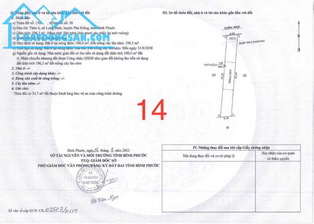 Duy nhất 2 lô liền kề - Vị trí đẹp ở Long Bình - Phú Riềng -Bình Phước - 3