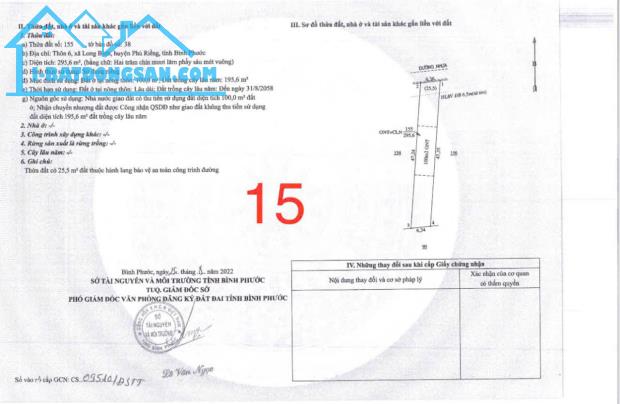 Duy nhất 2 lô liền kề - Vị trí đẹp ở Long Bình - Phú Riềng -Bình Phước - 4