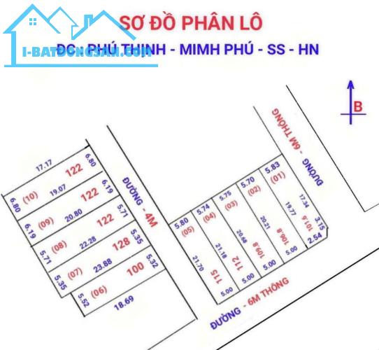 ĐẤT ĐẸP - GIÁ TỐT - Vị Trí Đắc Địa Tại Phú Thịnh- Minh Phú -Sóc Sơn -HN - 4