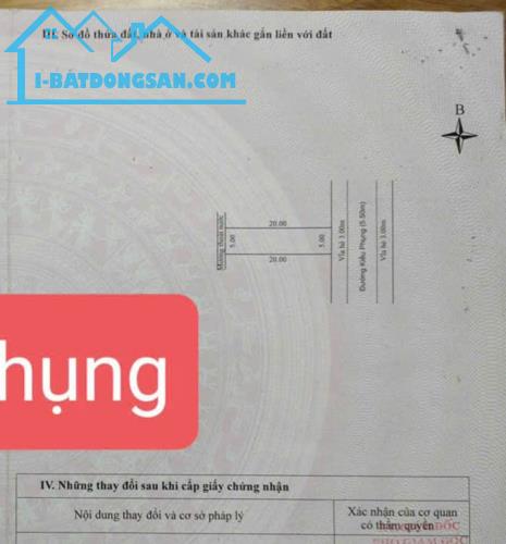 Bán đất đường 5.5m Kiều Phụng, Hòa Xuân - Gần Phạm Hữu Nghi - DT: 100m2, Giá 3 tỷ TL