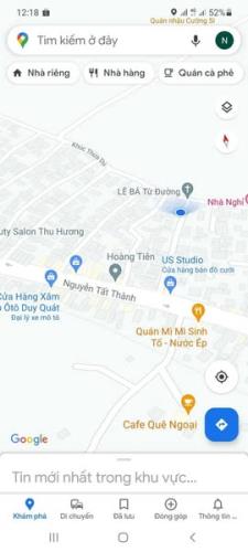 BÁN LÔ ĐẤT NGUYỄN TẤT THÀNH THUỶ PHƯƠNG HƯƠNG THỦY TP HUẾ  Diện tích 100m2 Ngan 6m