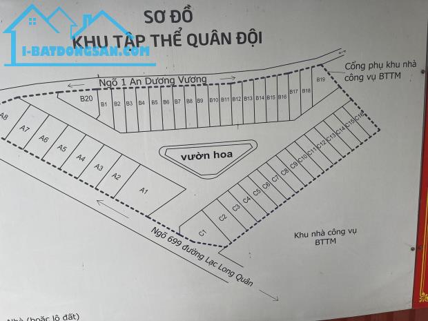 Gần LOTTE - phân lô quân đội - 699 Lạc Long Quân - 3 ô tô tránh - chi 16.5 tỷ. - 1