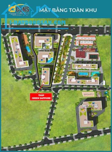 THÁP GREEN SAPPHIRE - CÔNG BỐ DỰ ÁN MỚI BCONS CITY 0903 066 813