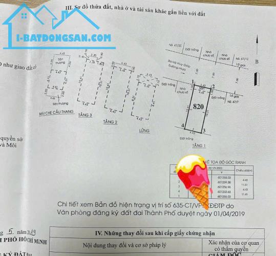 Bán nhà Thạnh Lộc 08 - khu bến xưa, P. TL, Q.12: 4,4 x 11,5m, giá 6,6 tỷ. - 5