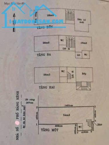 Bán nhà 4 tầng ngay đầu TÔ HIỆU mặt đường Hàng Kênh, Lê Chân, Hải Phòng. 71m2-15 tỷ - 1