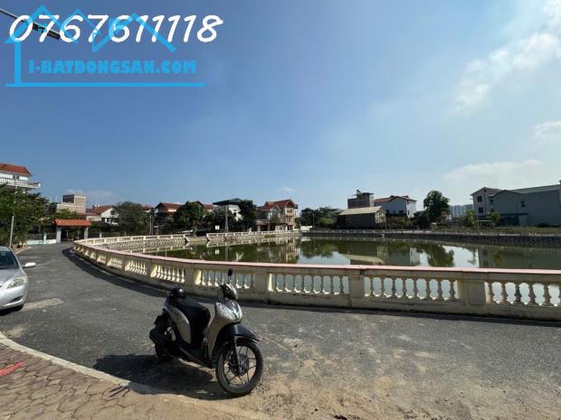 Hiếm,Bán đất đông dư Gia Lâm,ô tô tránh,vỉa hè 3m,view hồ sinh thái,100m,MT6m,5 tỷ