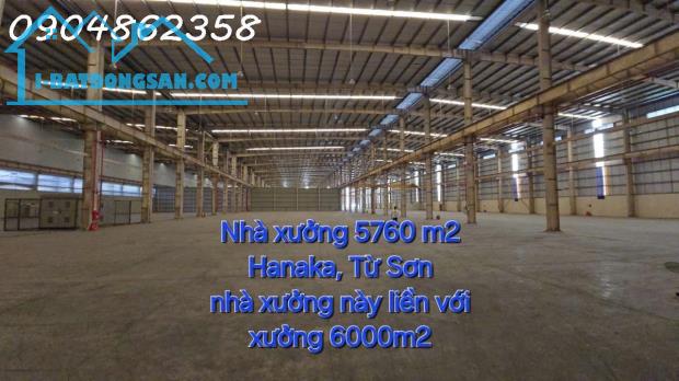 KHO XƯỞNG CHO THUÊ TẠI VỊ TRÍ ĐẮC ĐỊA – TỪ SƠN, BẮC NINH 
北宁工业4800, 5760, 6000, - 1