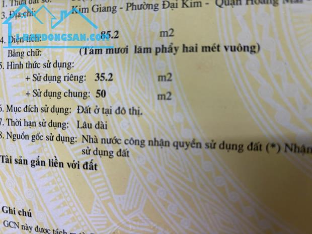CHÍNH CHỦ BÁN NHÀ 5 TẦNG GẦN MẶT PHỐ QUẬN HOÀNG MAI-HÀ NỘI - 4