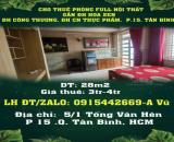 CHO THUÊ PHÒNG FULL NỘI THẤT GẦN ĐH HOA SEN, ĐH CÔNG THƯƠNG, ĐH CN THỰC PHẨM