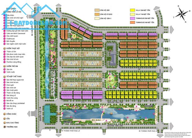 SẢN PHÂM THẤP TẦNG - DỰ ÁN THÀNH PHỐ THỜI ĐẠI VÀ ÁNH SÁNG, SUN URBAN CITY HÀ NAM. LIÊN HỆ