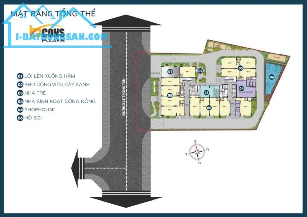 Bán 2PN2WC Bcons Polaris mặt tiền Lê Trọng Tấn- ngay chợ Việt Lập- An Bình- view LANDMARK- - 5