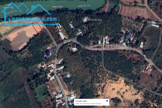 Bán gấp 5x50=255m² TC SHR, view sông Sài Gòn, TT Dầu Tiếng, MT nhựa DT744, giá chỉ 580tr