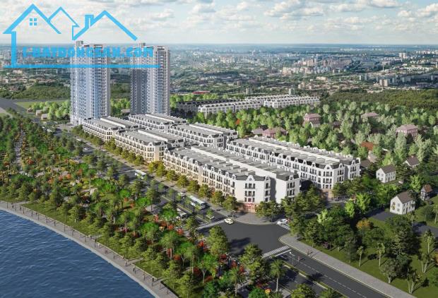 Cho thuê nhà phố Thuận An-Trâu Quỳ, 180m2 mtien 12m đường 30m mặt hồ 9ha.0982852808 - 3