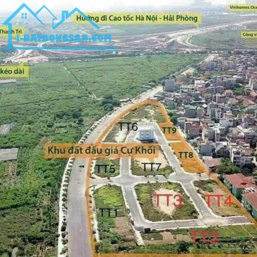 bán đất phân lô ĐG ĐTM Bát Khối - Cự Khối  - Thạch Bàn DT 75 m2 mặt 5 m . LH 0961833639 - 1