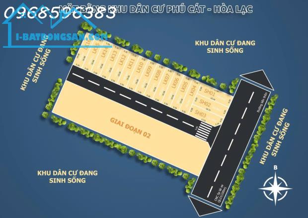 Bán lô đất tại thôn 7 PHÚ CÁT - HÒA LẠC, Dt 100 m2 Full thổ cư