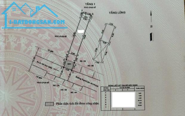 Nhà 1 trệt 1 lầu Hà Huy Giáp Quận 12 (gần cầu Phú Long) 109m2 giá 6 tỷ - 3