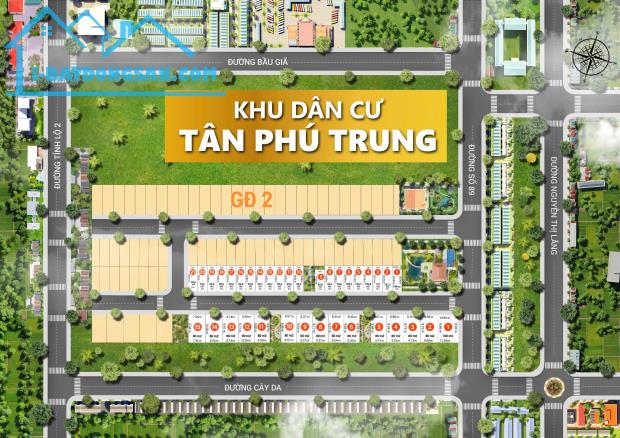 MỞ BÁN 90 NỀN ĐẤT KDC TÂN PHÚ TRUNG – CỦ CHI – CHỈ TỪ 1,9 TỶ/NỀN.