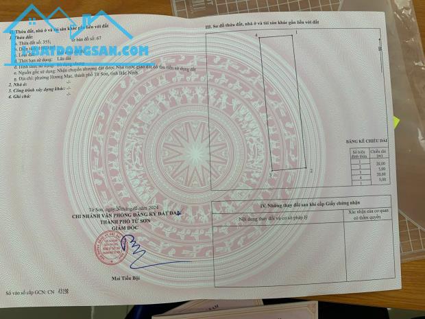 Chính chủ bán 100m đất tại KĐT Bảo Long, Hương Mạc, Từ Sơn, Bắc Ninh giá đầu tư - 4
