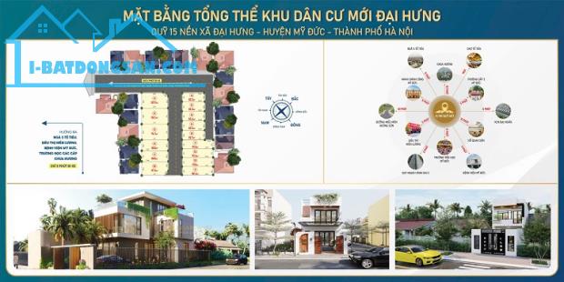 CẦN BÁN 15 LÔ ĐẤT NỀN TẠI XÃ ĐẠI HƯNG- HUYỆN MỸ ĐỨC- TP HÀ NỘI