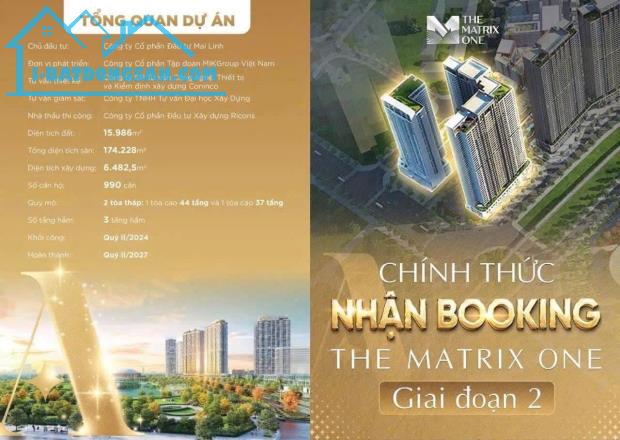 NHẬN NGAY ƯU ĐÃI CHIẾT KHẤU 3% KHI BOOKING DỰ ÁN THE MATRIX ONE GIAI ĐOẠN 2 - VIP NHẤT KHU - 1