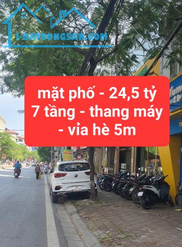 LẠC LONG QUÂN - mặt phố, 7 tầng, thang máy - vỉa hè 5m - 0859990768 - 4