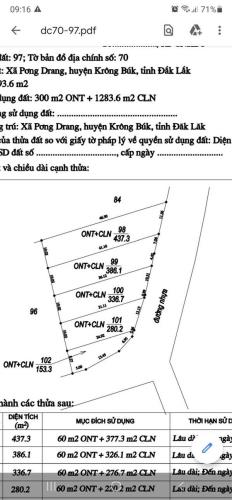 ĐẤT ĐẸP – GIÁ TỐT - CẦN BÁN NHANH 4 LÔ ĐẤT Tại Thị trấn Pơng Drang, Krông Buk, Đắk Lắk - 4