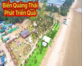 BÁN ĐẤT MẶT BIỂN QUẢNG THÁI – 2 MẶT TIỀN, GIÁ ĐẦU TƯ SIÊU HẤP DẪN 🔥