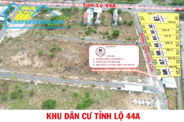 bán lô đất đường nhựa 10m cách đường tl 44 a long đất bà rịa vòa 50m