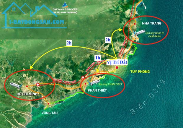 SUẤT NGOẠI GIAO!! Đất biển Thổ cư tại Tuy Phong-Sổ đỏ trao tay-Gần KCN Tuy Phong, Cảng QT - 2