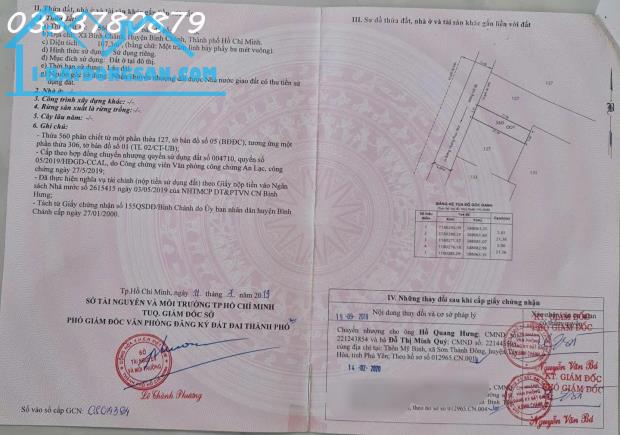 ĐẤT THỔ CƯ 107M2 GIÁ HỜI - HOÀNG PHAN THÁI, BÌNH CHÁNH, HCM - 3.3 TỶ - SỔ HỒNG - 4