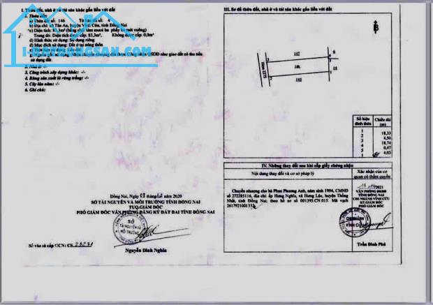 Bán lô đất đường DT 768, xã Tân An, Vĩnh Cửu giá 650triệu - 4