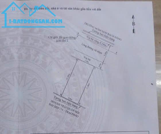 Bán đất phân lô chỉ 3,25 tỷ- 58m2 tại Sở Dầu, Hồng Bàng, Hải Phòng full tiện ích. - 2