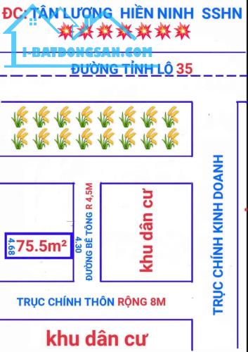 Duy nhất 1 mảnh Tân Lương-Hiền Ninh-SS đường 4m, cách trục chính 30m giá chỉ 2x xíu. - 2