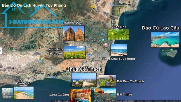 "HOT" 6 lô đất Biển Bình Thuận, Kề KDL Cổ Thạch(1000ha), Đường 29m, Giá 5,7 triệu/m2 - 2
