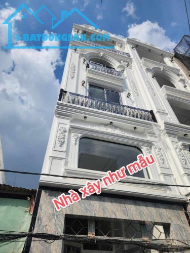 HẺM NHƯ MẶT TIỀN ĐƯỜNG-XE HƠI TRÁNH-60M2 (4X16M)-NHÀ 5 TẦNG ĐANG XD HOÀN THIỆN-BHH A-BÌNH - 1