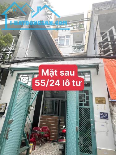 Bán nhà 7.5 tỷ, 4m x 24m, 4 tấm, 2 mặt hẻm 6m Lô Tư, phường bình hưng hòa A - 1